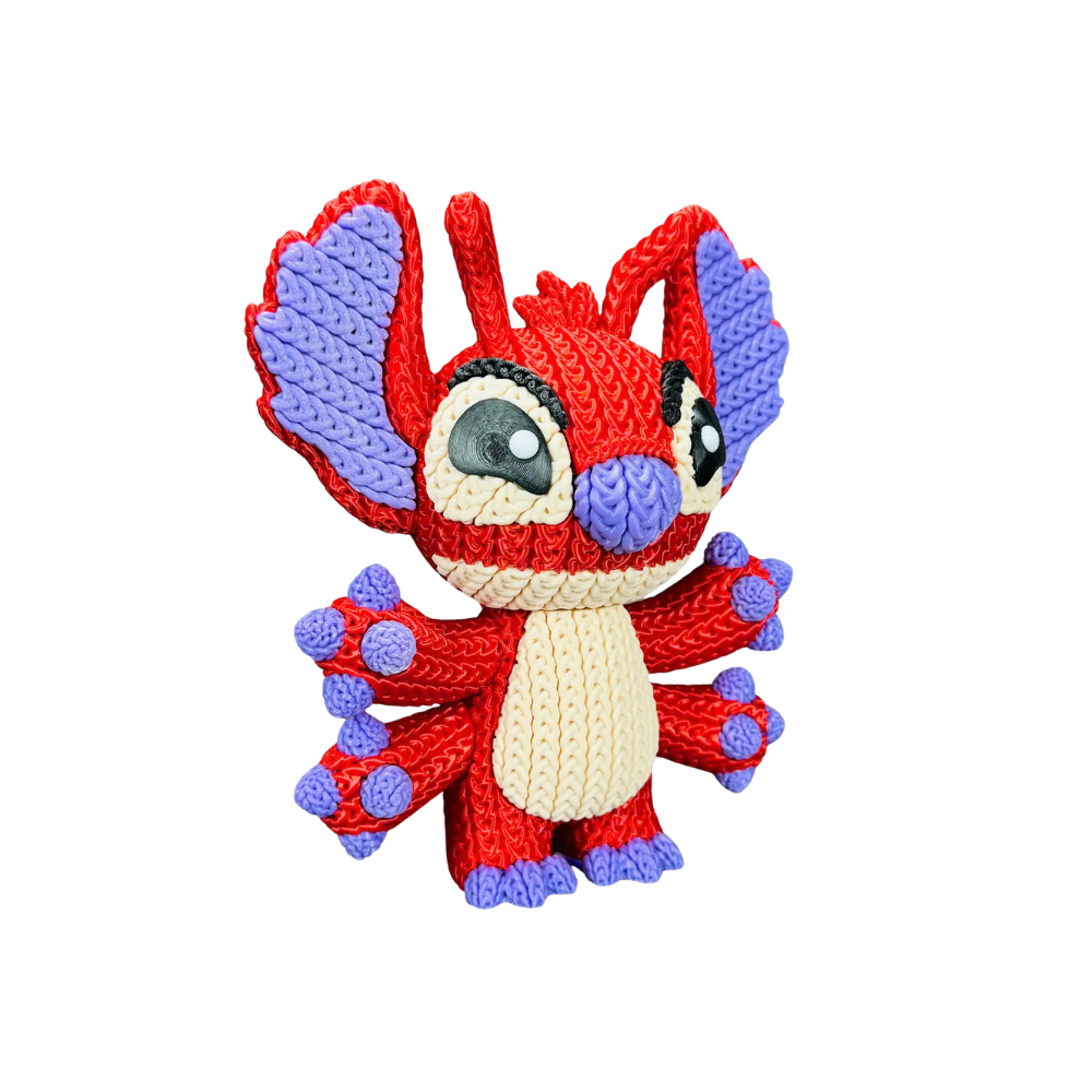Lilo & Stitch Leroy (Red Stitch) Knitted - Crochet