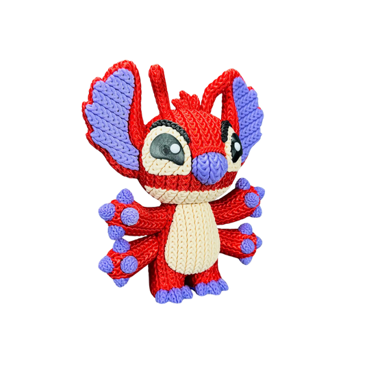 Lilo & Stitch Leroy (Red Stitch) Knitted - Crochet
