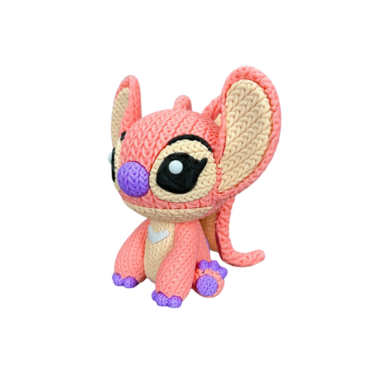 Angel Knitted - Crochet - Sitting Version - Multipart