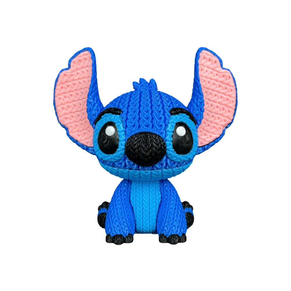 Lilo & Stitch Stitch Sitting Version Knitted - Crochet