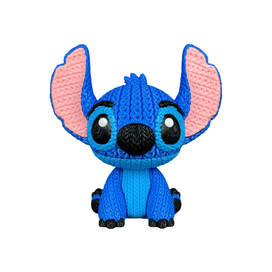 Lilo & Stitch Stitch Sitting Version Knitted - Crochet