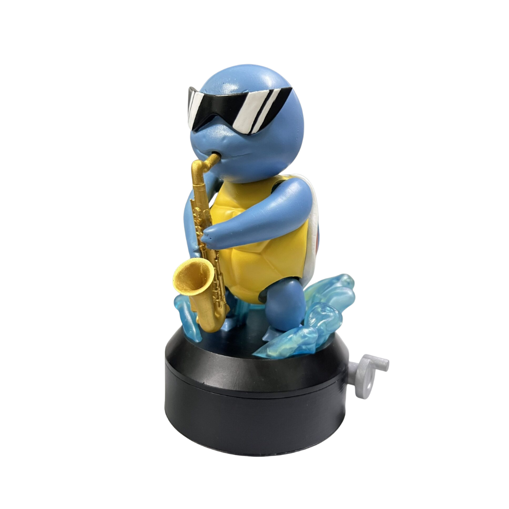 Pokemon Squirtle Saxophone Articulated Flexible