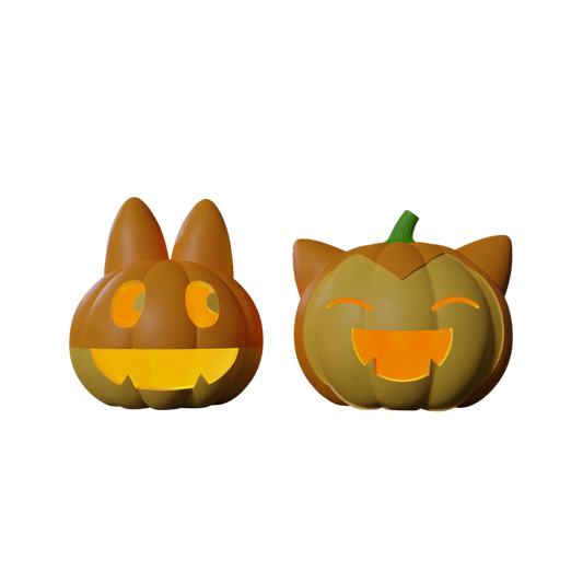 Pokemon Pumpkin - Halloween Pumpkin Snorlax and Munchlax