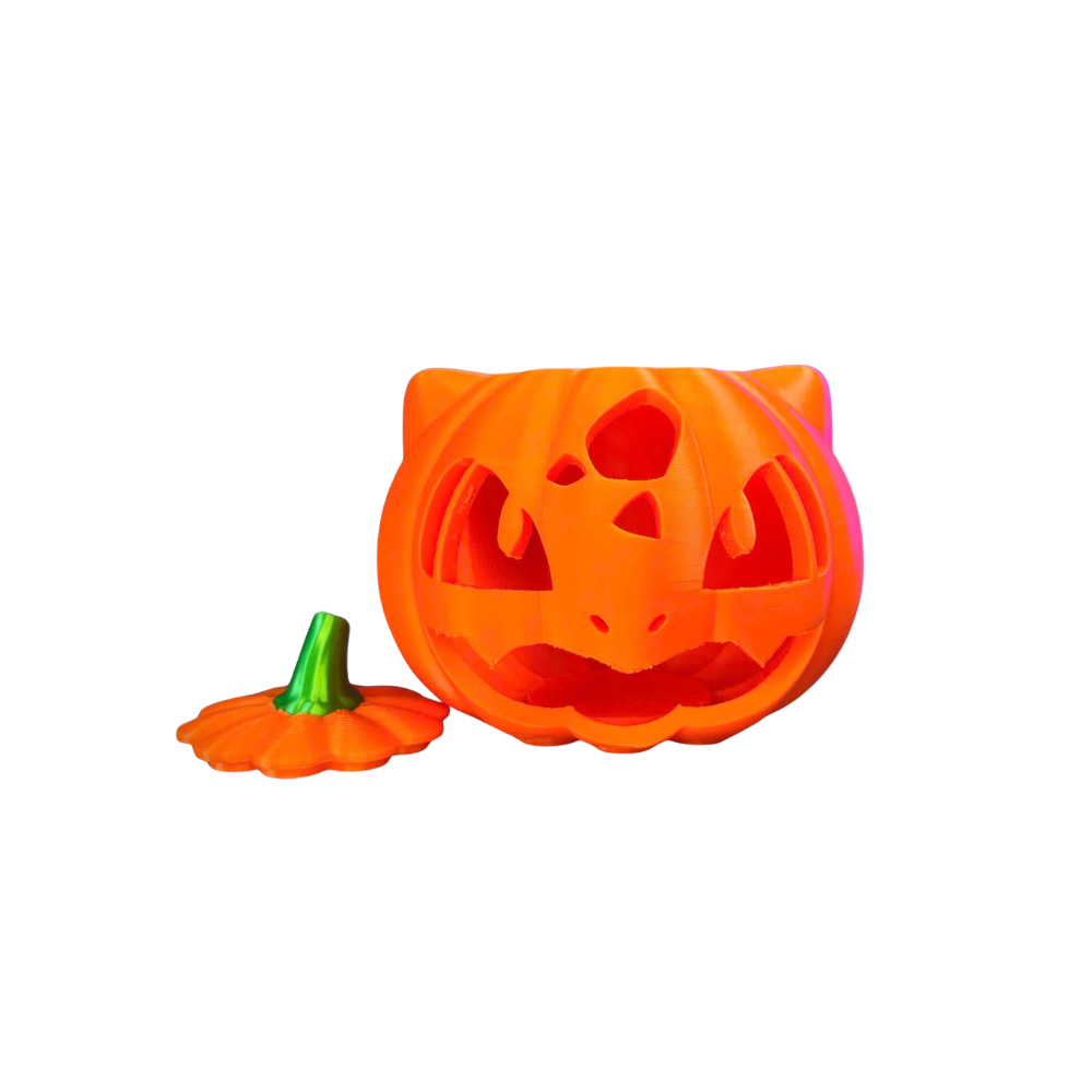 Pokemon Pumpkin - Pumpkin Halloween Bulbasaur