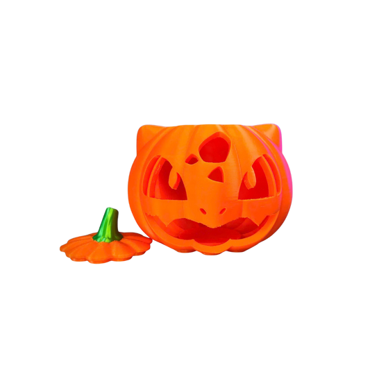 Pokemon Pumpkin - Pumpkin Halloween Bulbasaur
