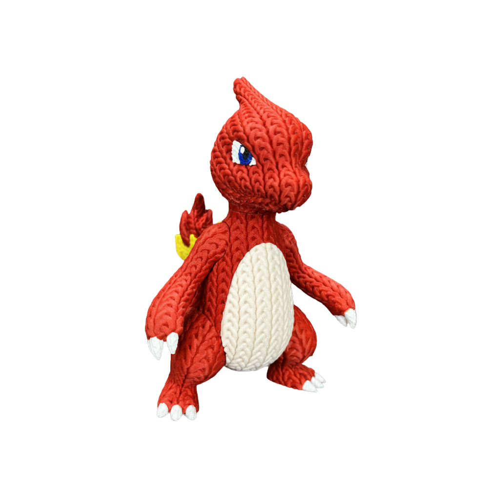 Pokemon Charmeleon Knitted - Crochet