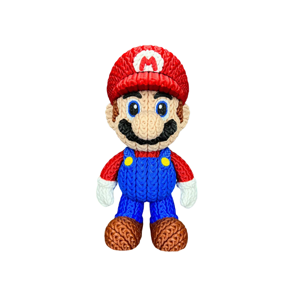 Classic Mario Knitted - Crochet