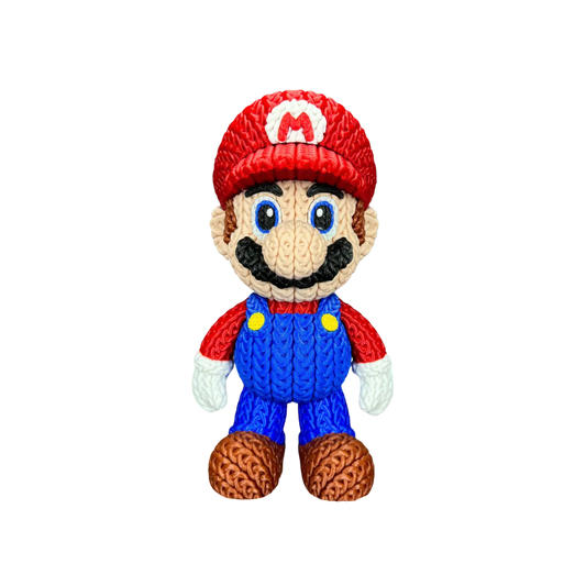 Classic Mario Knitted - Crochet