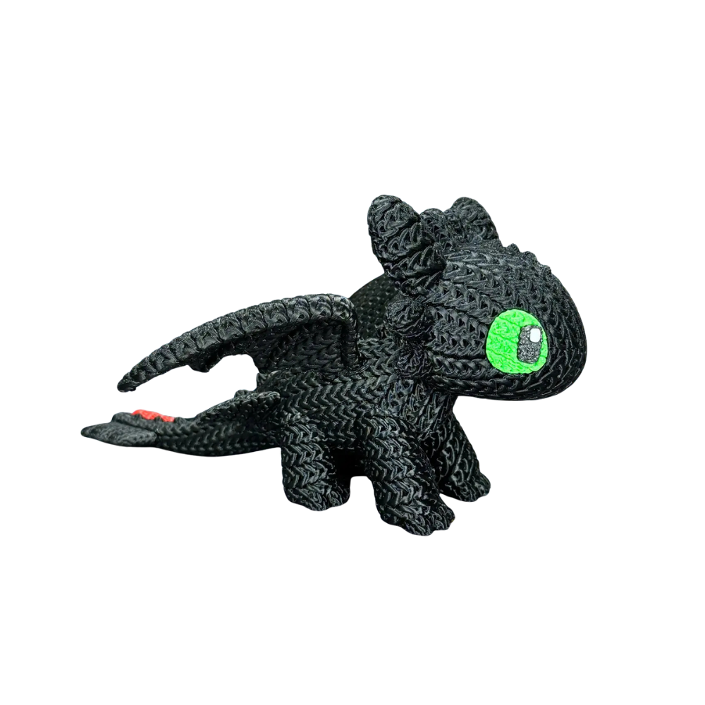 How To Train Your Dragon Toothless Knitted - Crochet