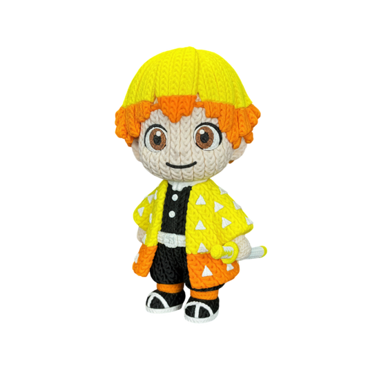 Demon Slayer Zenitsu Knitted - Crochet