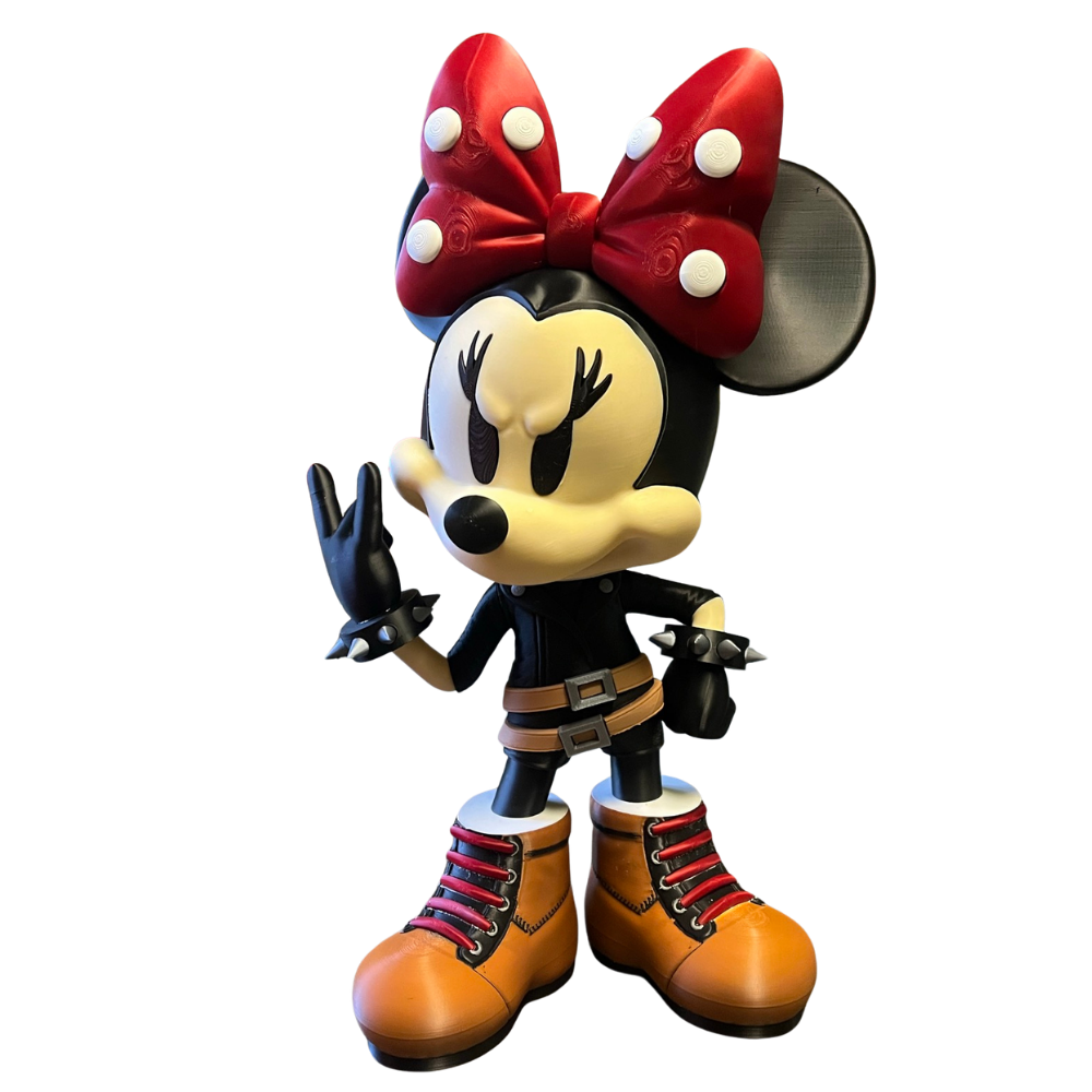 Punk Rock Series - 14" Minnie Mouse