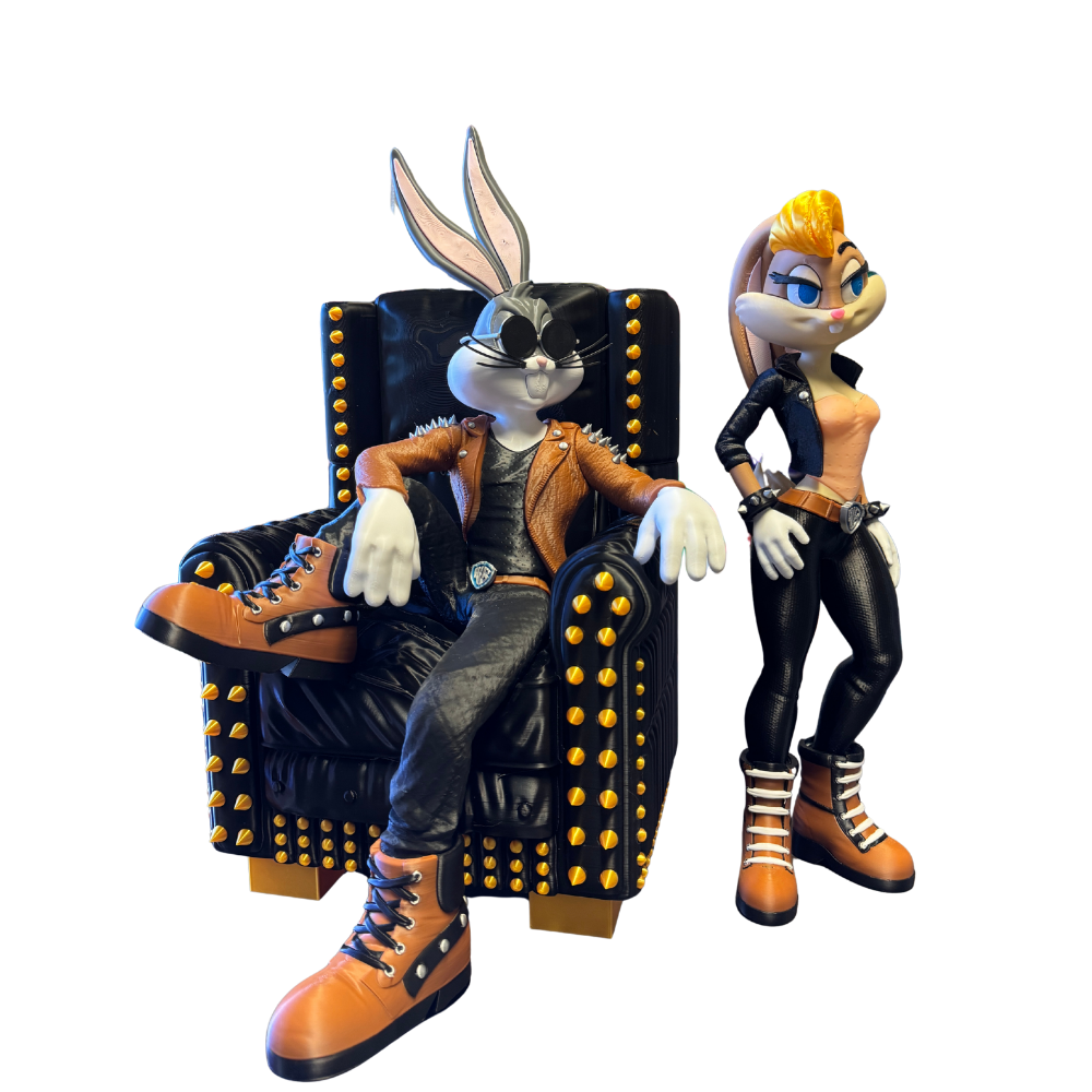 Punk Rock Series - 12" Bugs Bunny & 10" Lola Bunny