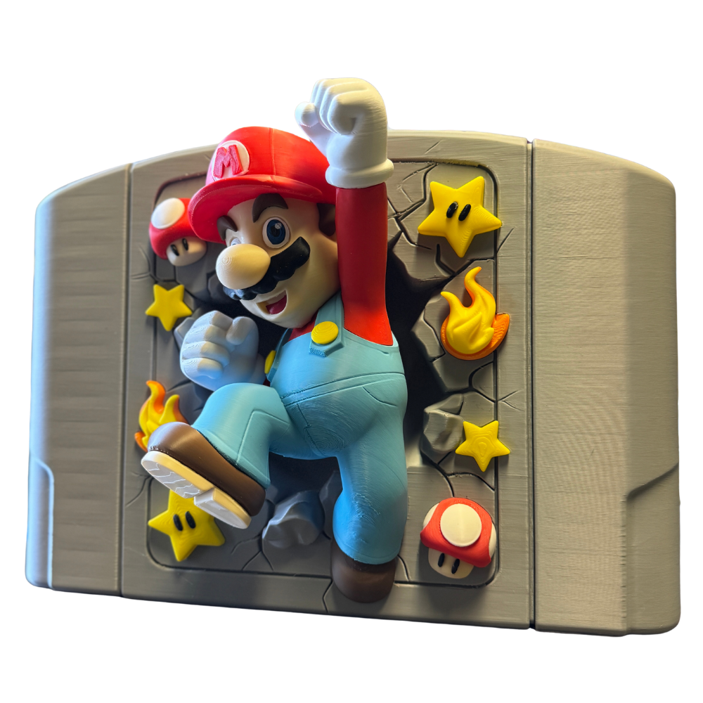 18" x 12" Mario NES Wall Breaker Diorama
