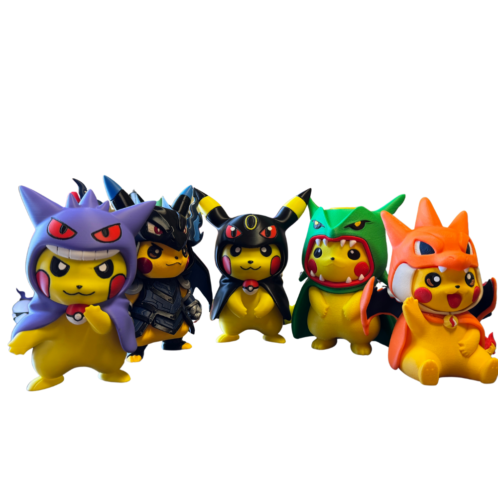 8" Pikachu Poncho Series