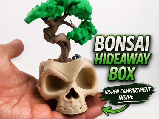 Bonsai Hideaway Box – Planter Secret Compartment