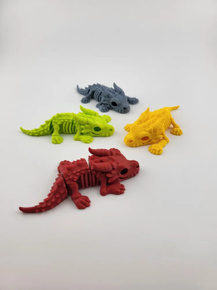 Flexi Dragon Toy &amp; Keychain