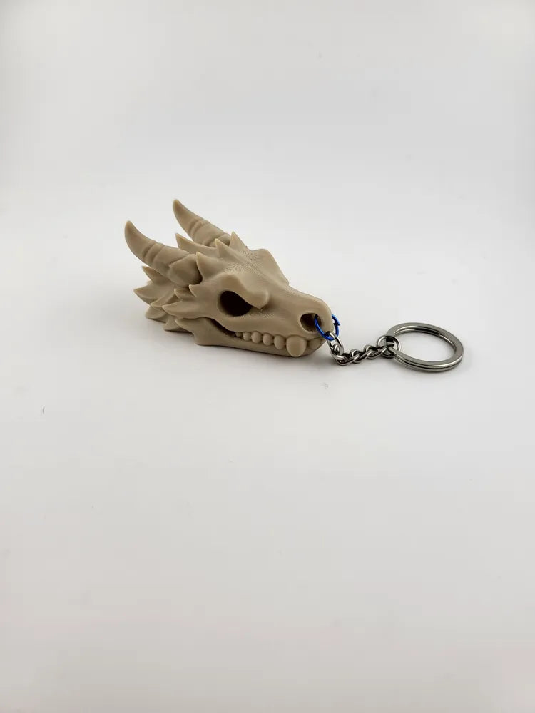 Dragon Skull Keychain