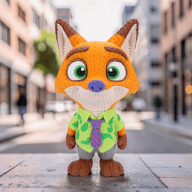 Zootopia Nick Wilde Knitted - Crochet