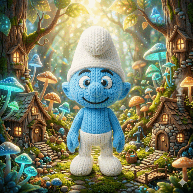 The Smurf Knitted - Crochet
