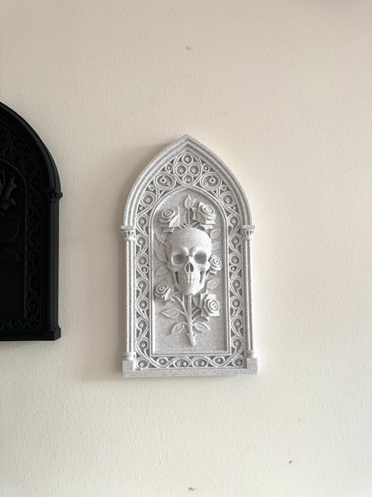 Cathedral Skull Roses Frame
