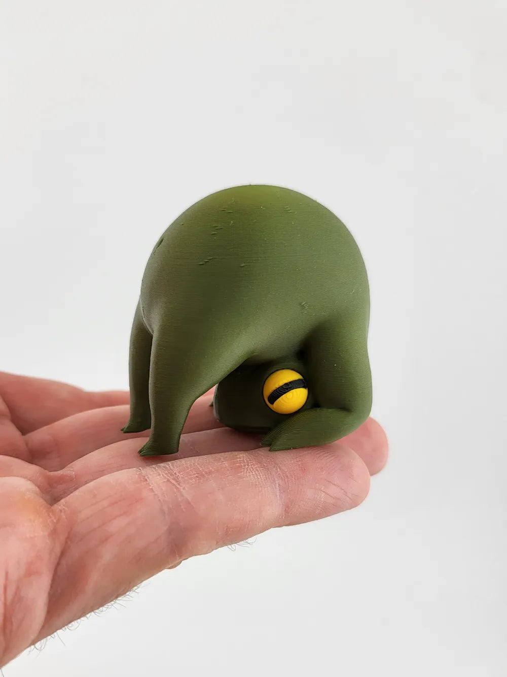 Zen Frog – Forward Fold Pose Cute Desk Decor
