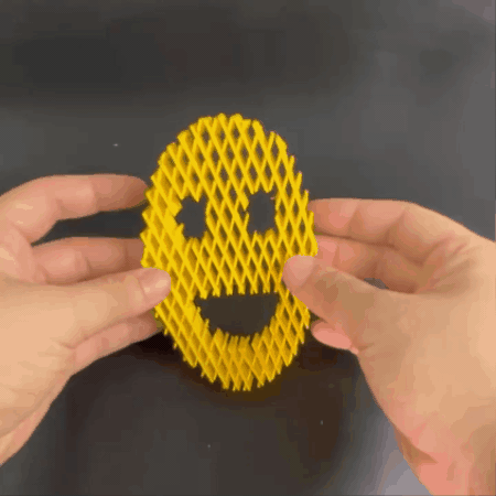 Morf Worm Fidget Smiley Face