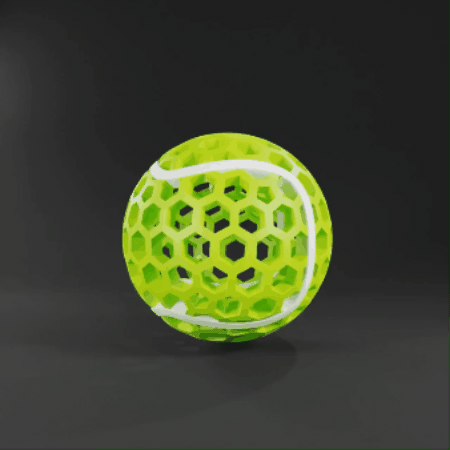 Airless Lawn Tennis Ball