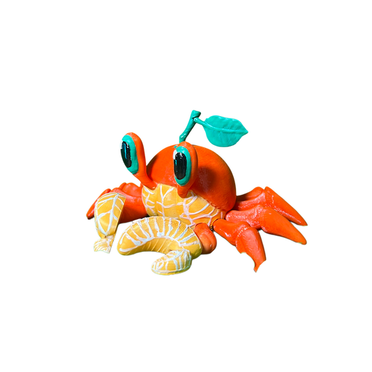 Articulated Cute Orange Crab Flexible