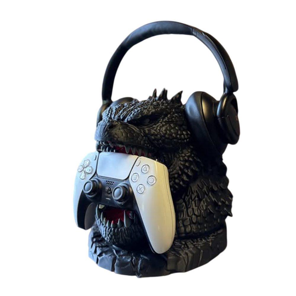Godzilla Gaming Controller & Headphone Holder
