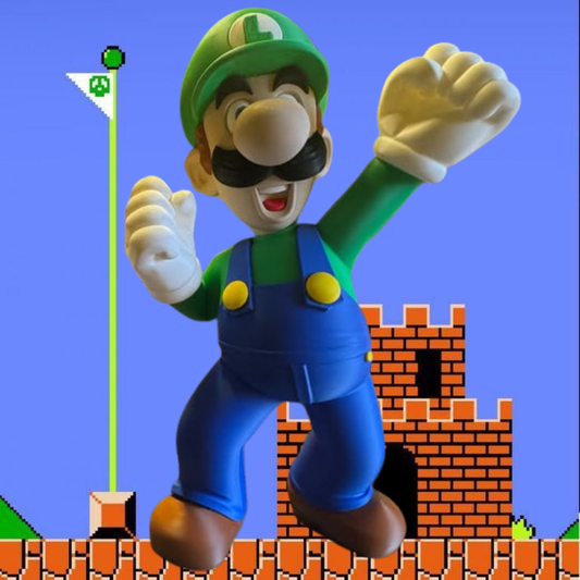 Super Mario 32" Luigi Super-Sized Jumbo