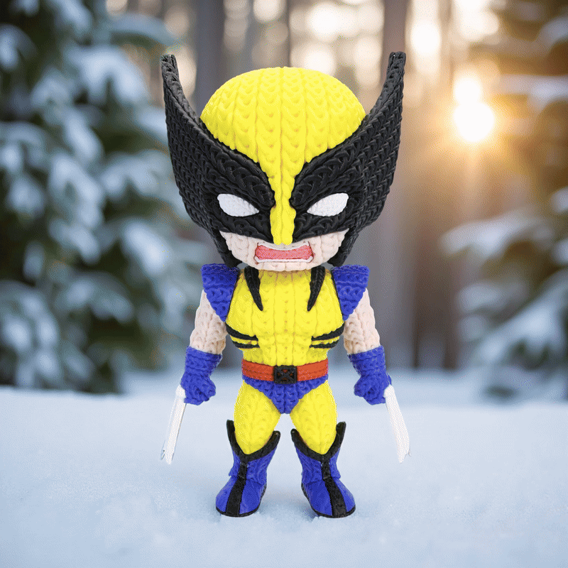 X-Men Wolverine Knitted - Crochet