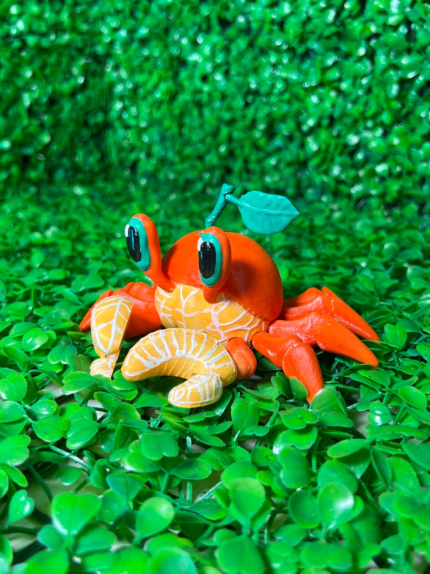 Articulated Cute Orange Crab Flexible