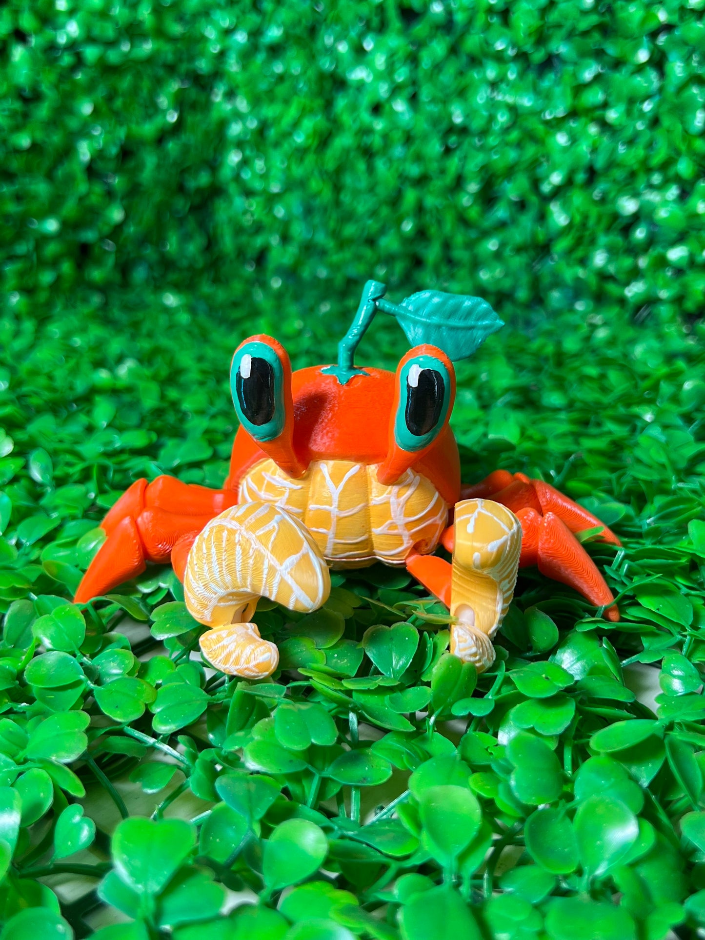 Articulated Cute Orange Crab Flexible