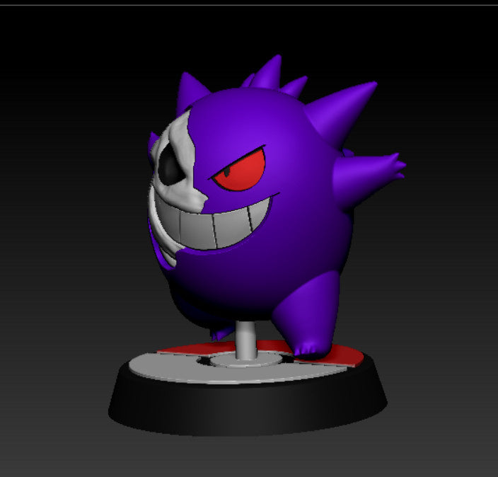 Pokemon Gengar Skeleton Wall Decor