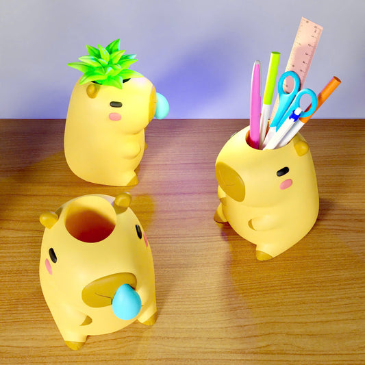 Cute Capybara Pen Holder & Planter