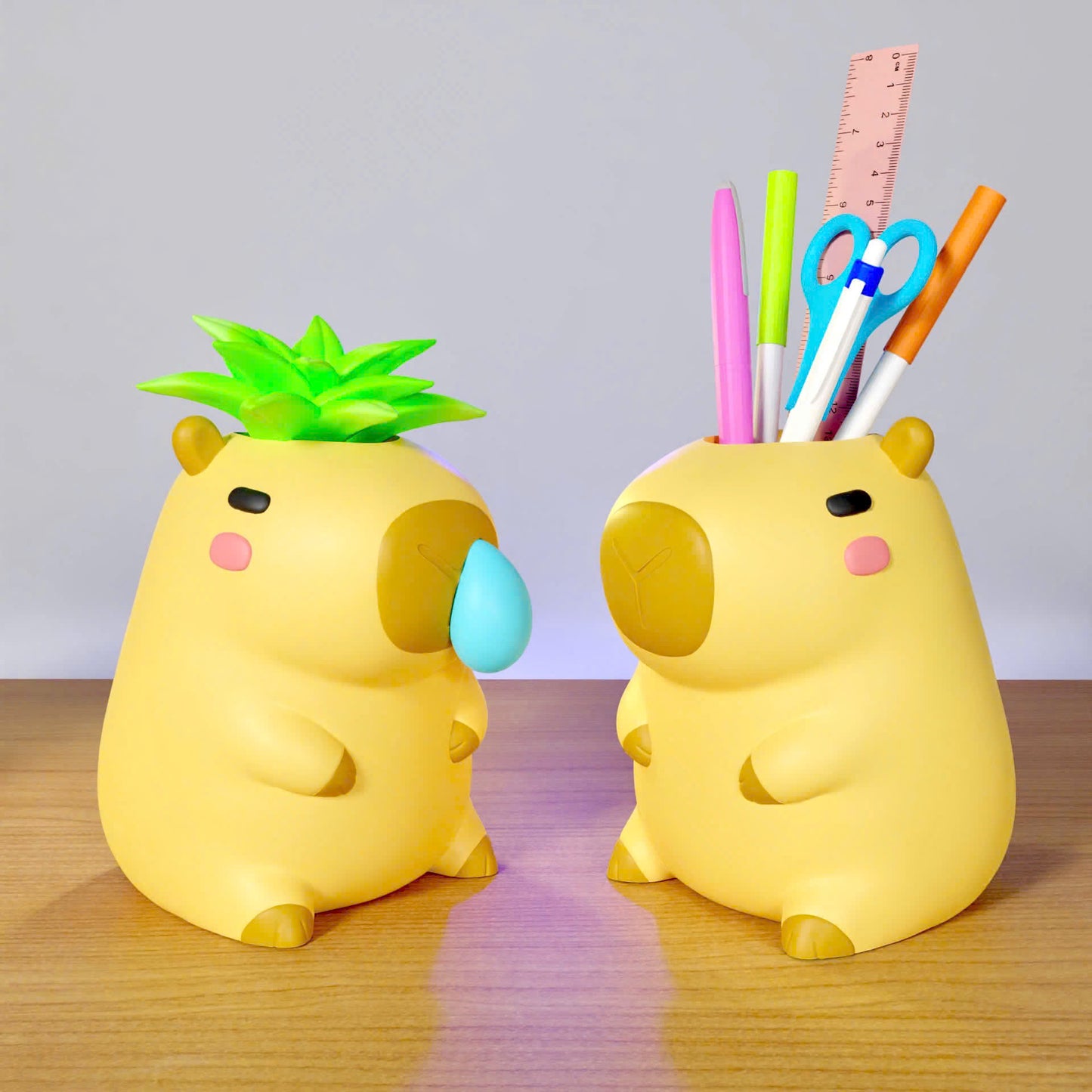 Cute Capybara Pen Holder & Planter