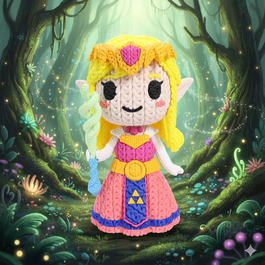 The Legend of Zelda Princess Zelda Knitted - Crochet