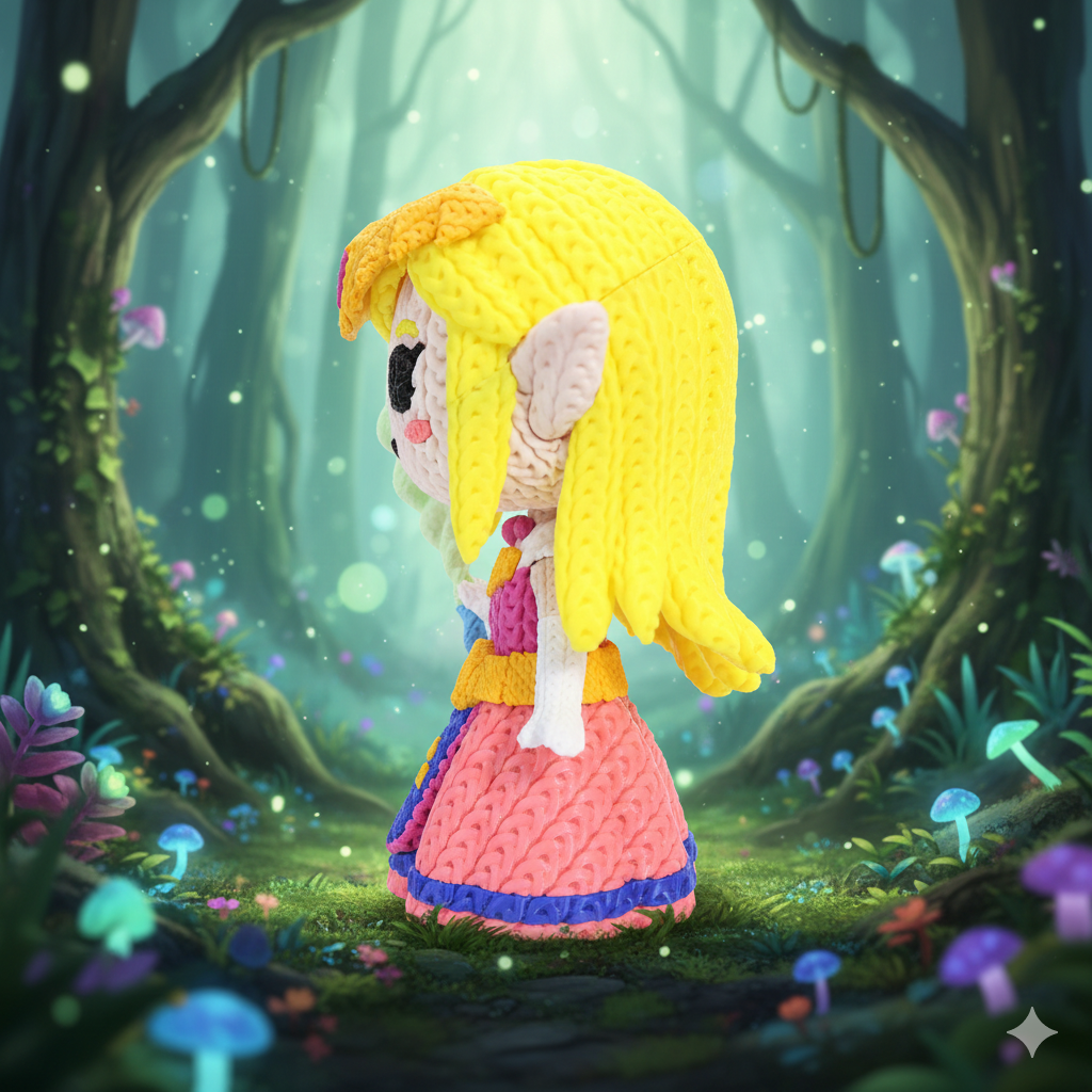 The Legend of Zelda Princess Zelda Knitted - Crochet